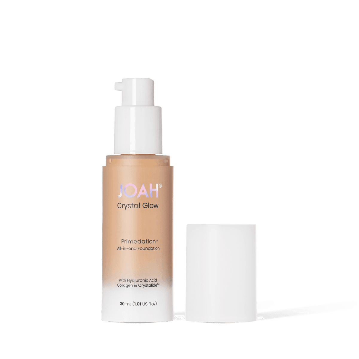 JOAH Crystal Glow Peptide-Infused Foundation_ Tan with Warm Undertones