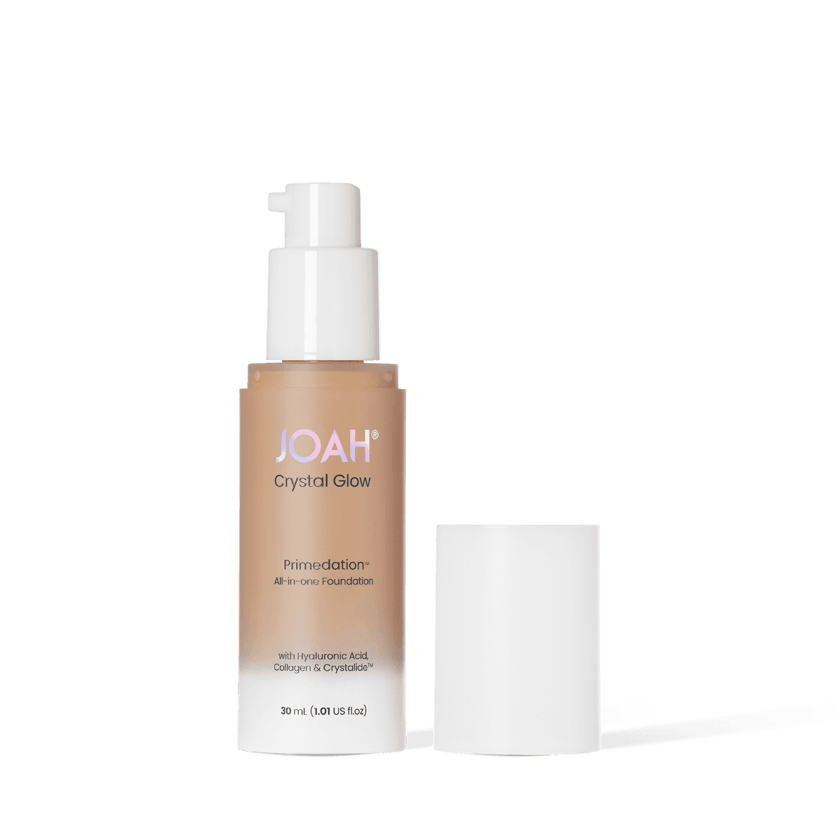 JOAH Crystal Glow Peptide-Infused Foundation_ Tan with Neutral Undertones