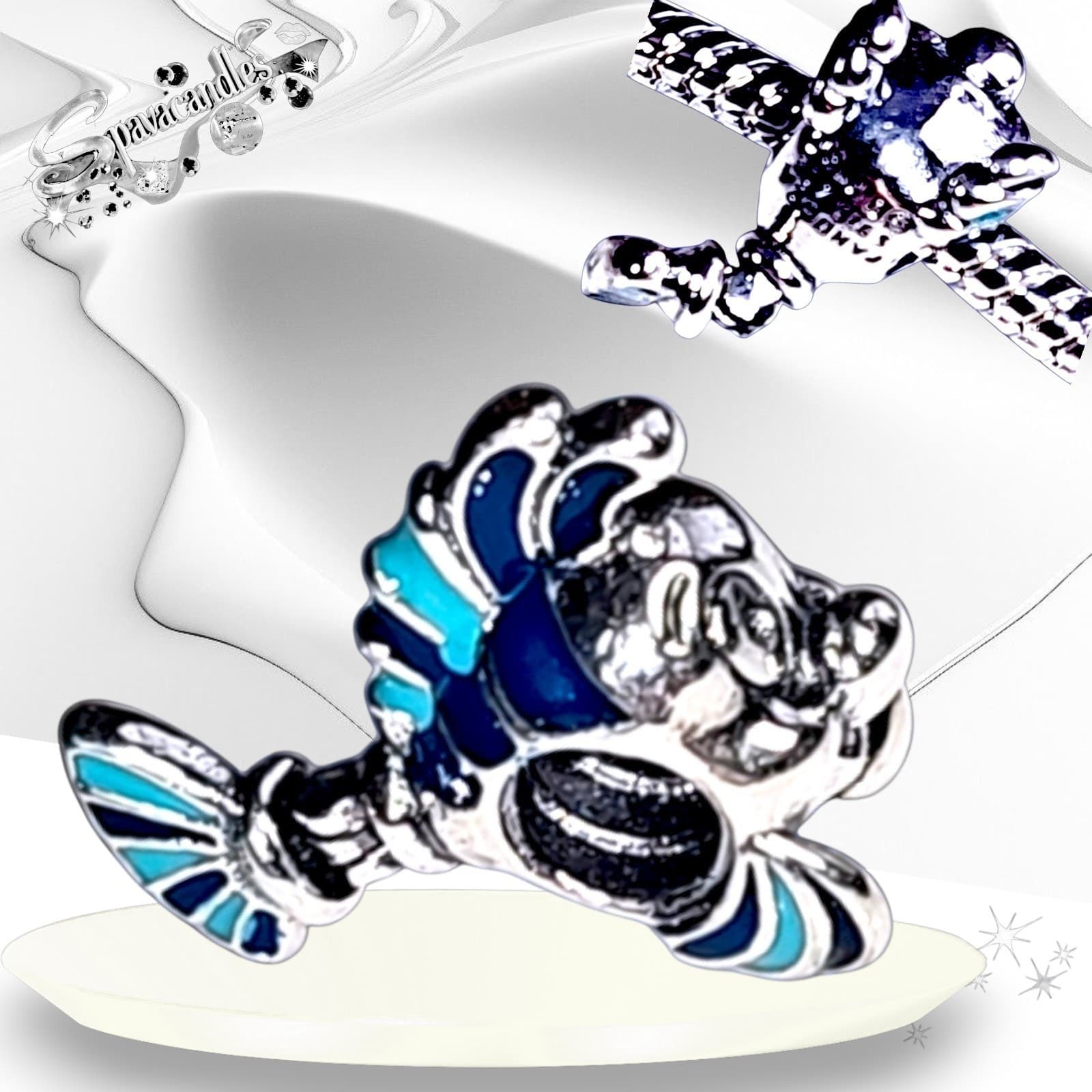 Pandora Disney The Little Mermaid Flounder Fish Charm US SELLER