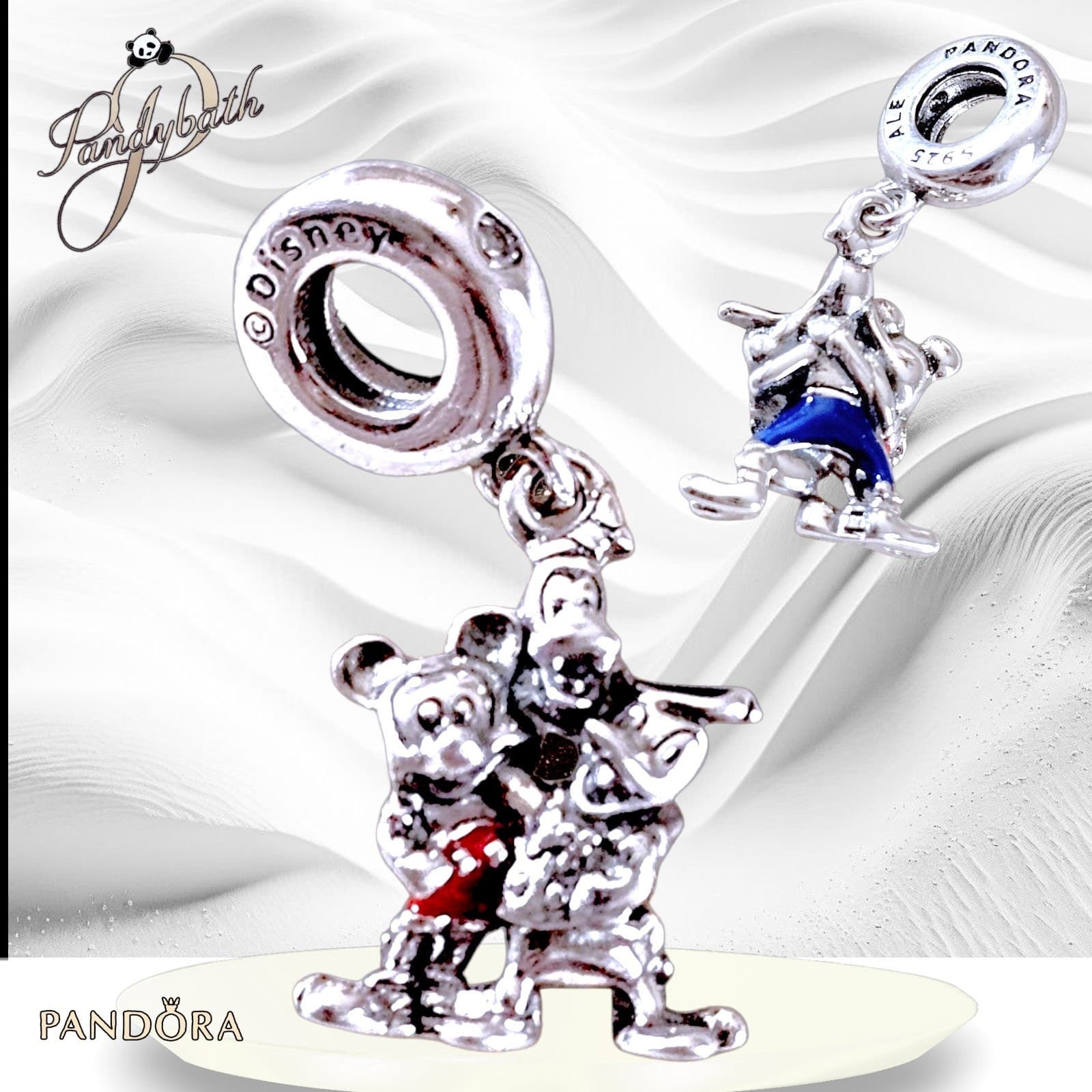 Pandora Disney Parks Exclusive Mickey Mouse & Friends Goofy Donald Charm US SELL