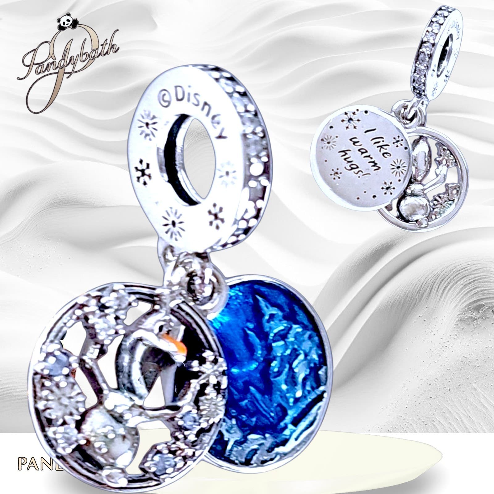 Pandora Disney Frozen Snow Olaf Dangle Charm 799638C01 US SELLER