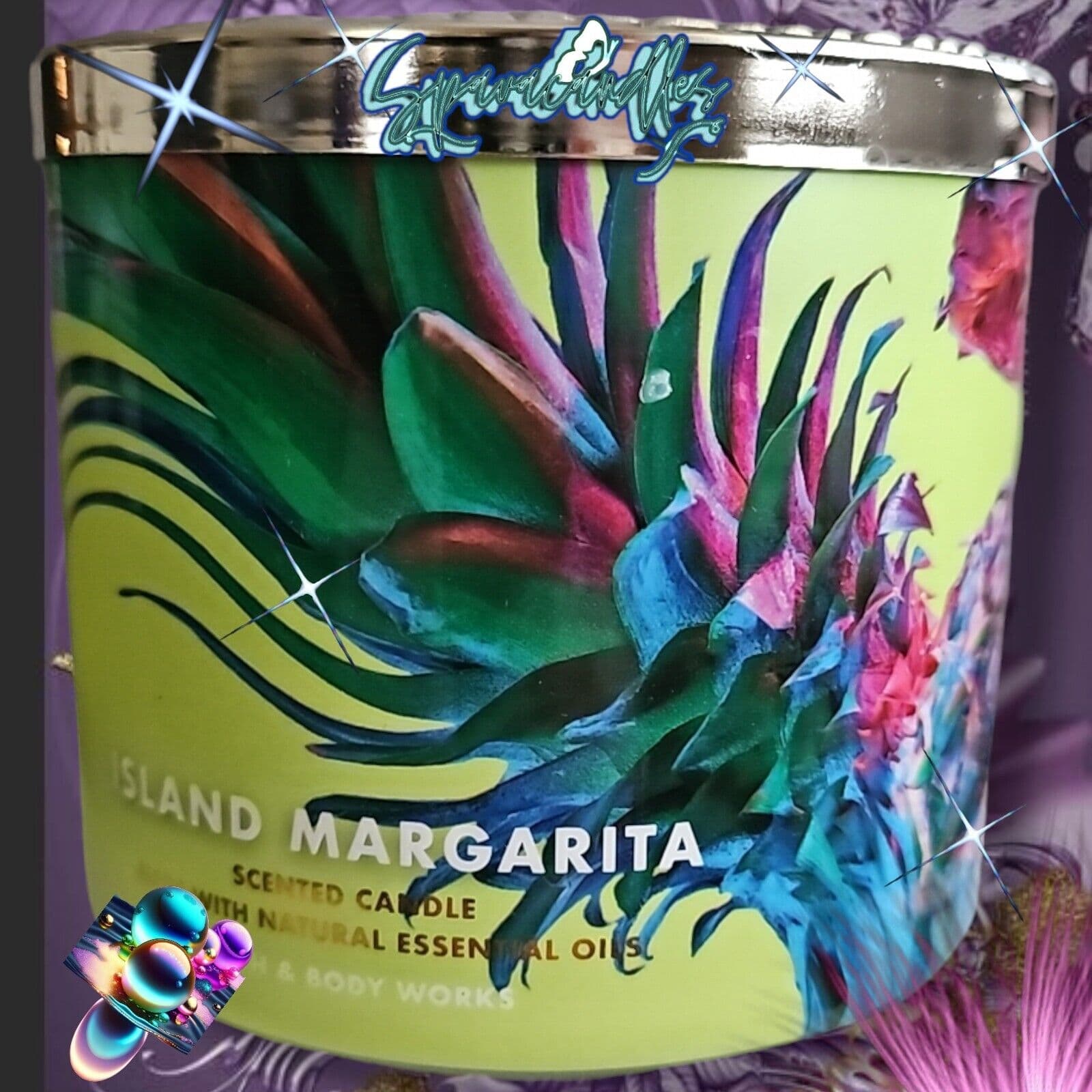 Bath & Body Works Island Margarita 3 Wick Candle 2022