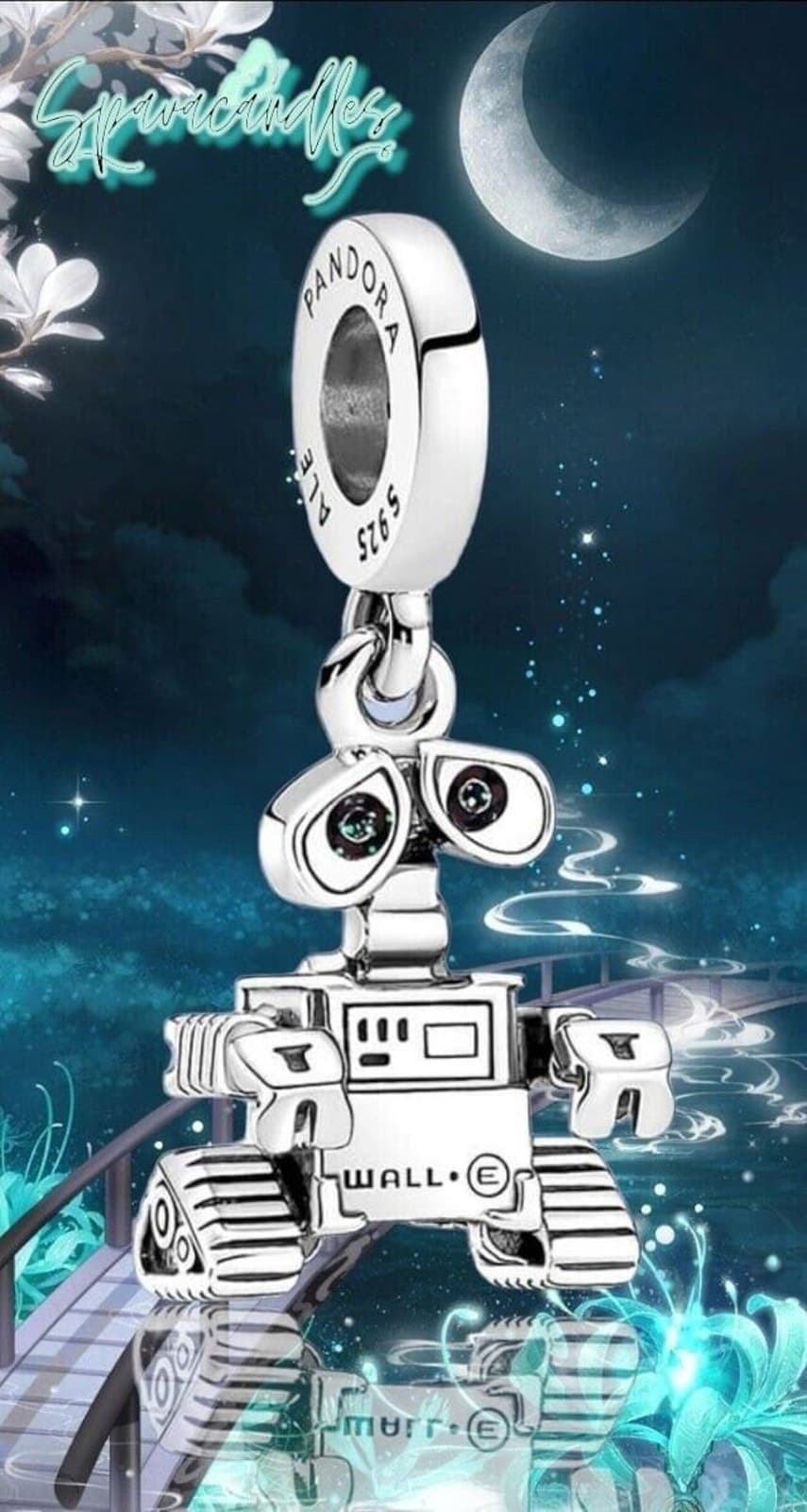 Pandora 792030c01 Pixar Wall-E Dangle Charm Us Seller free shipping