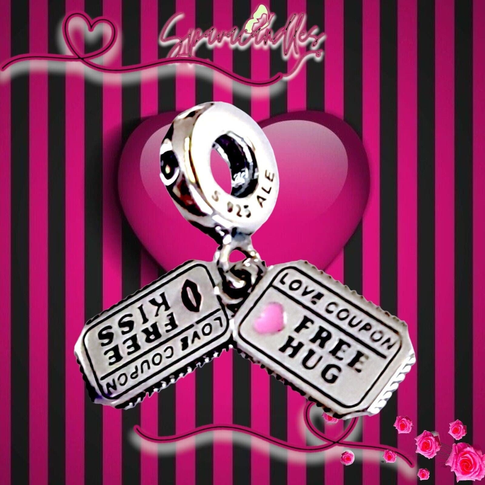 Pandora Charm Love Tags Dangle 798703c01 Us seller free fast ship