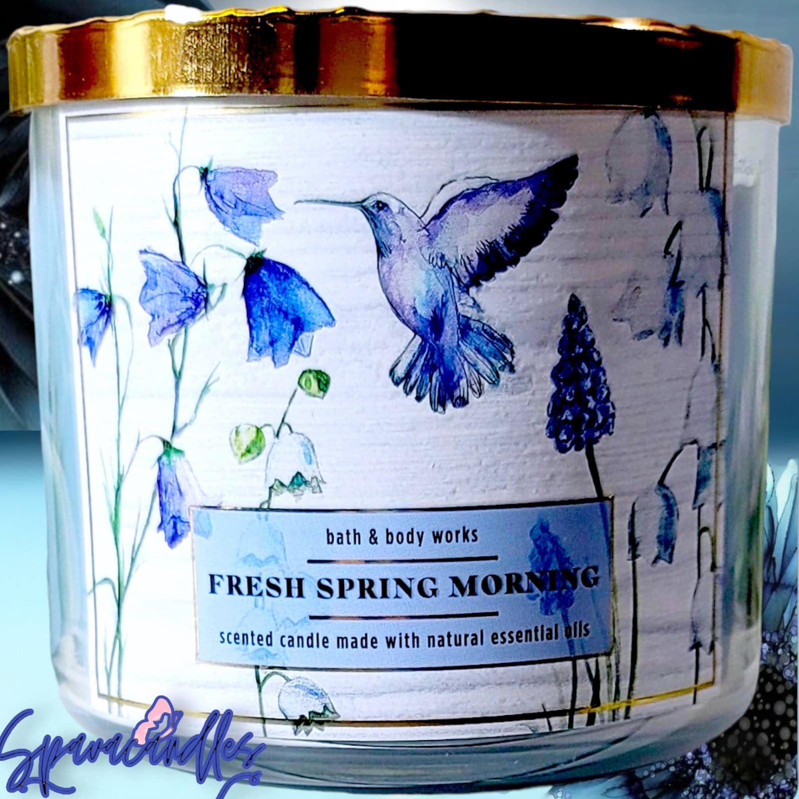 Bath & Body Works fresh spring morning 3 Wick Candle 14.5 oz. New 2022