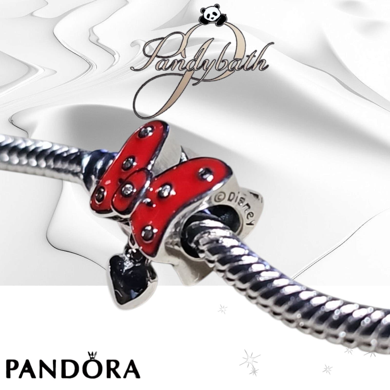 Pandora Disney MINNIE'S RED BOW CHARM âÂÂDisney Parksâ NeW Tags Pandora Box