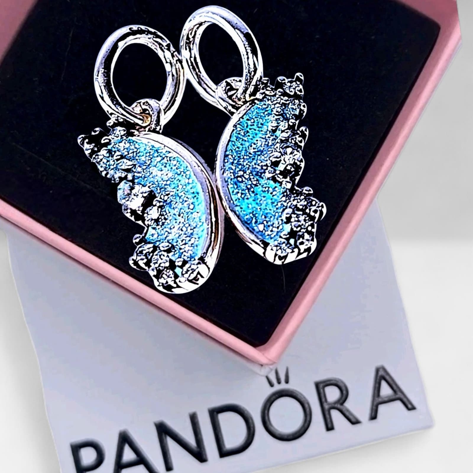 PANDORA Splittable Butterfly Charm 794244C01 US SELLER