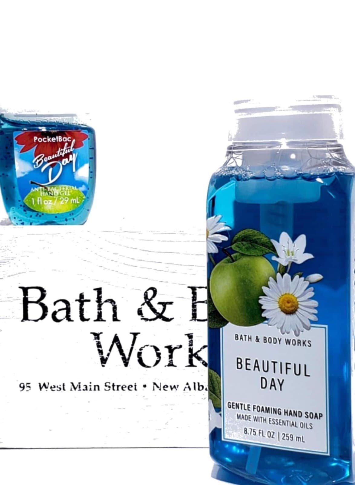 Bath & Body Works Beautiful Day Foaming Hand Soap and PocketBac Gift Set of 2