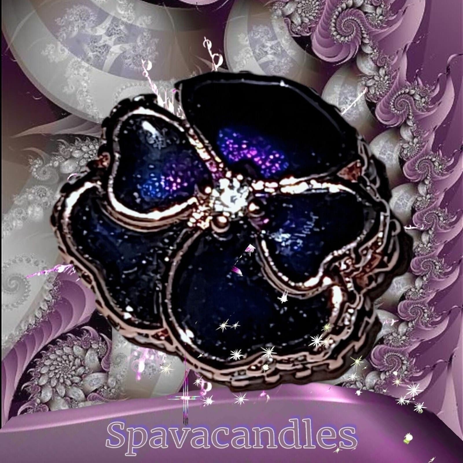 Pandora Rose Gold Plated Deep Purple Pansy Flower Charm 780777c01 Us Seller