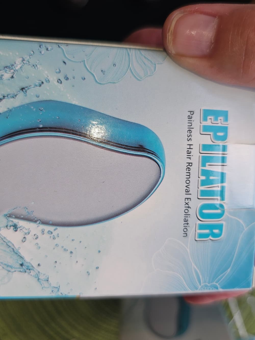 EPILATOR Painless Hair Removal Exfoliation - Aqua White