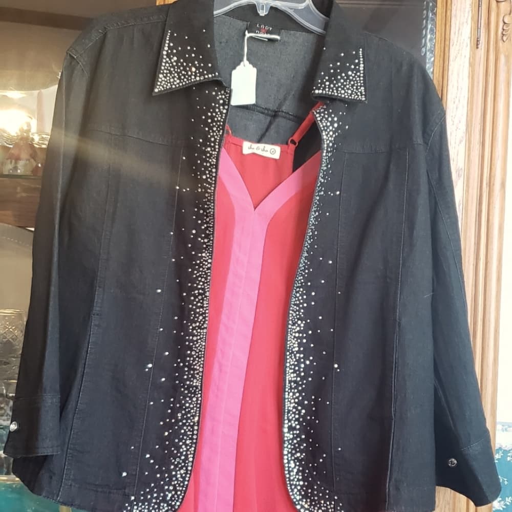 Denim with Sparkles jacket