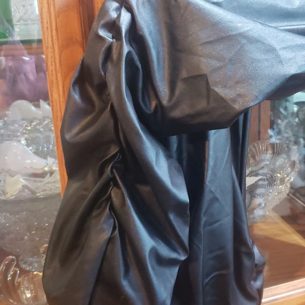 Black Roused Leather look