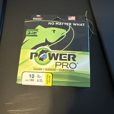 Power Pro Braided Line 10 Pound 150 Yard Yellow