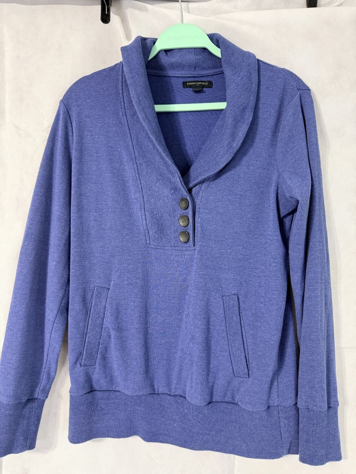 Banana Republic blue 3 button Long-sleeved Shirt M