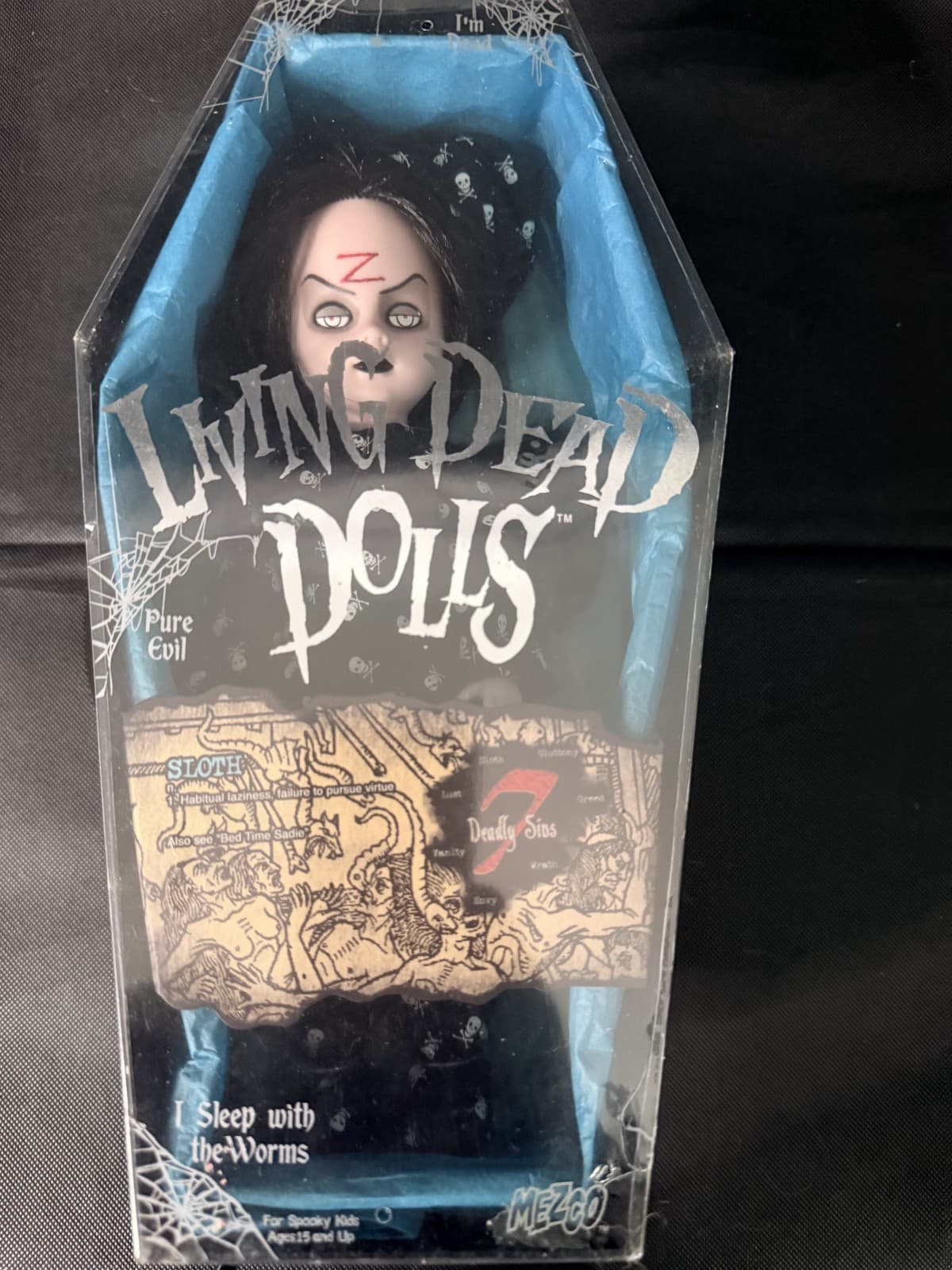 Living Dead Dolls SLOTH 7 Deadly Sins Horror Doll Series 7 SEALED NEW