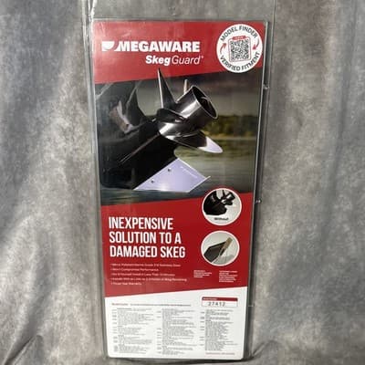 Megaware SkegGuard 27412 SS Replacement Skeg Merc 200hp 300hp V8 PRO XS TORQUE