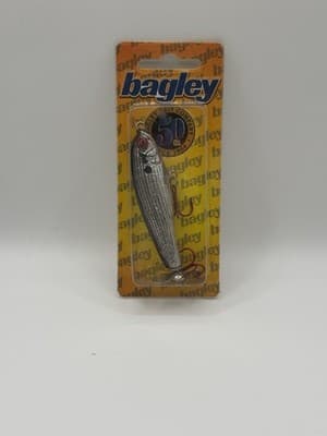 Bagley P-SPM2-BS MIGHTY MINNOW TAIL SPIN Red Hooks