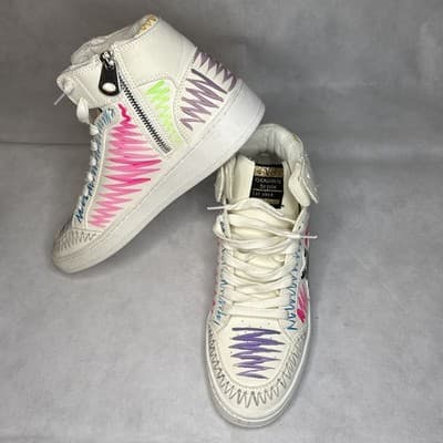 Vintage Havana Sneakers | Size 10 | Multi Swirl Hightop NIB