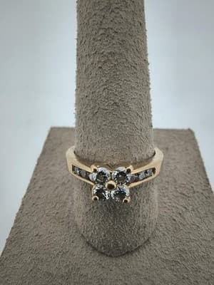 Lady's Diamond Engagement Ring 10 Diamonds .70 Carat T.W. 14K Yellow (GJE003775)