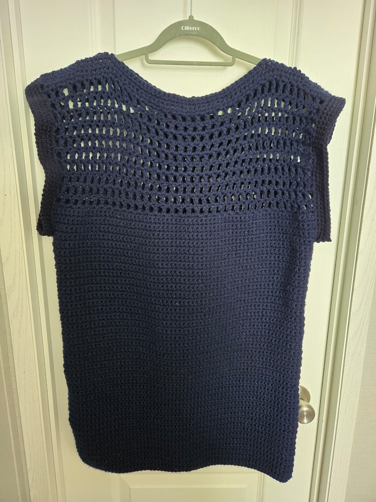 Handmade crocheted summer sweater