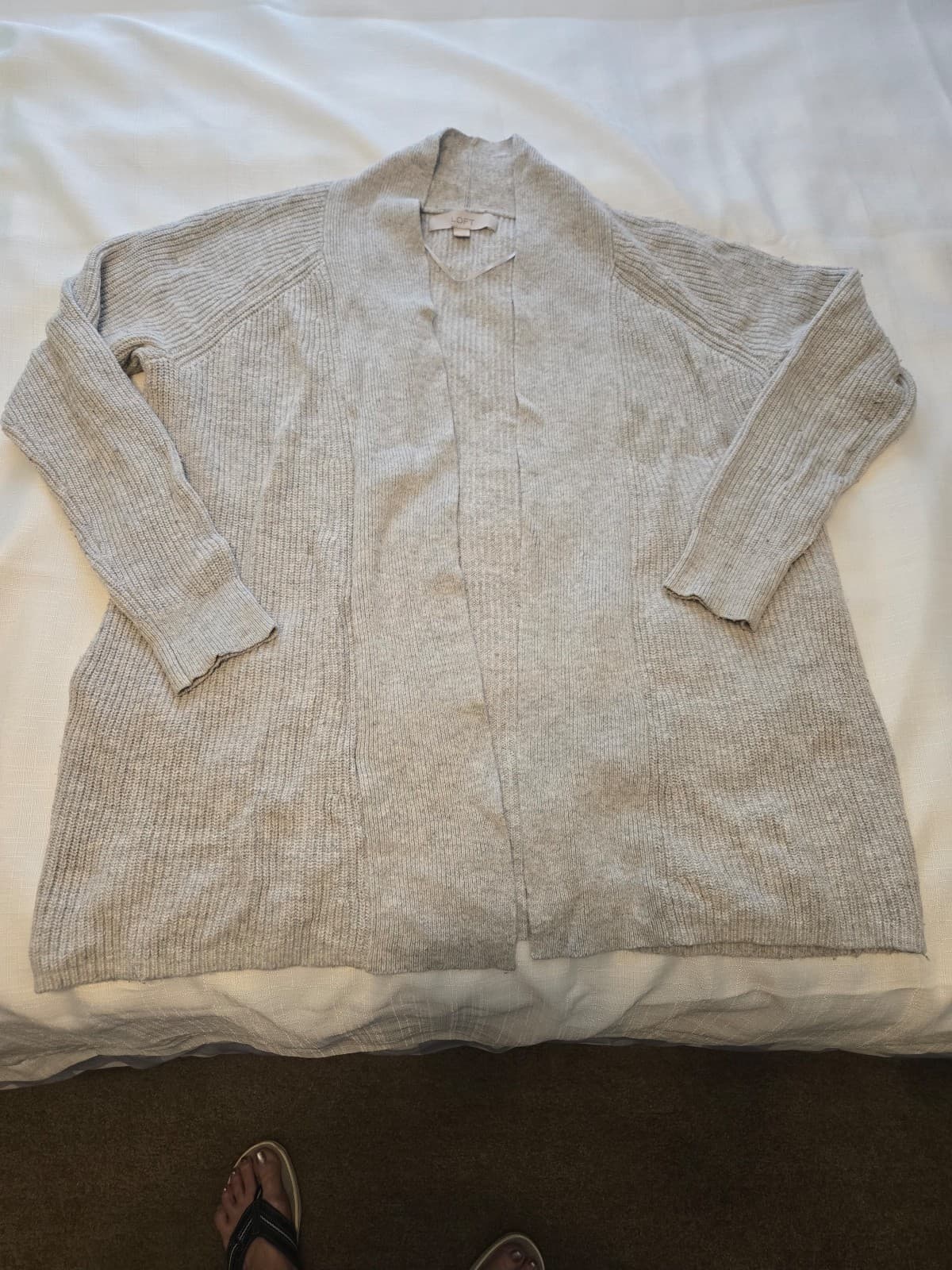 LOFT Women's Open Front Cardigan Sweater - Size M, Item 1001