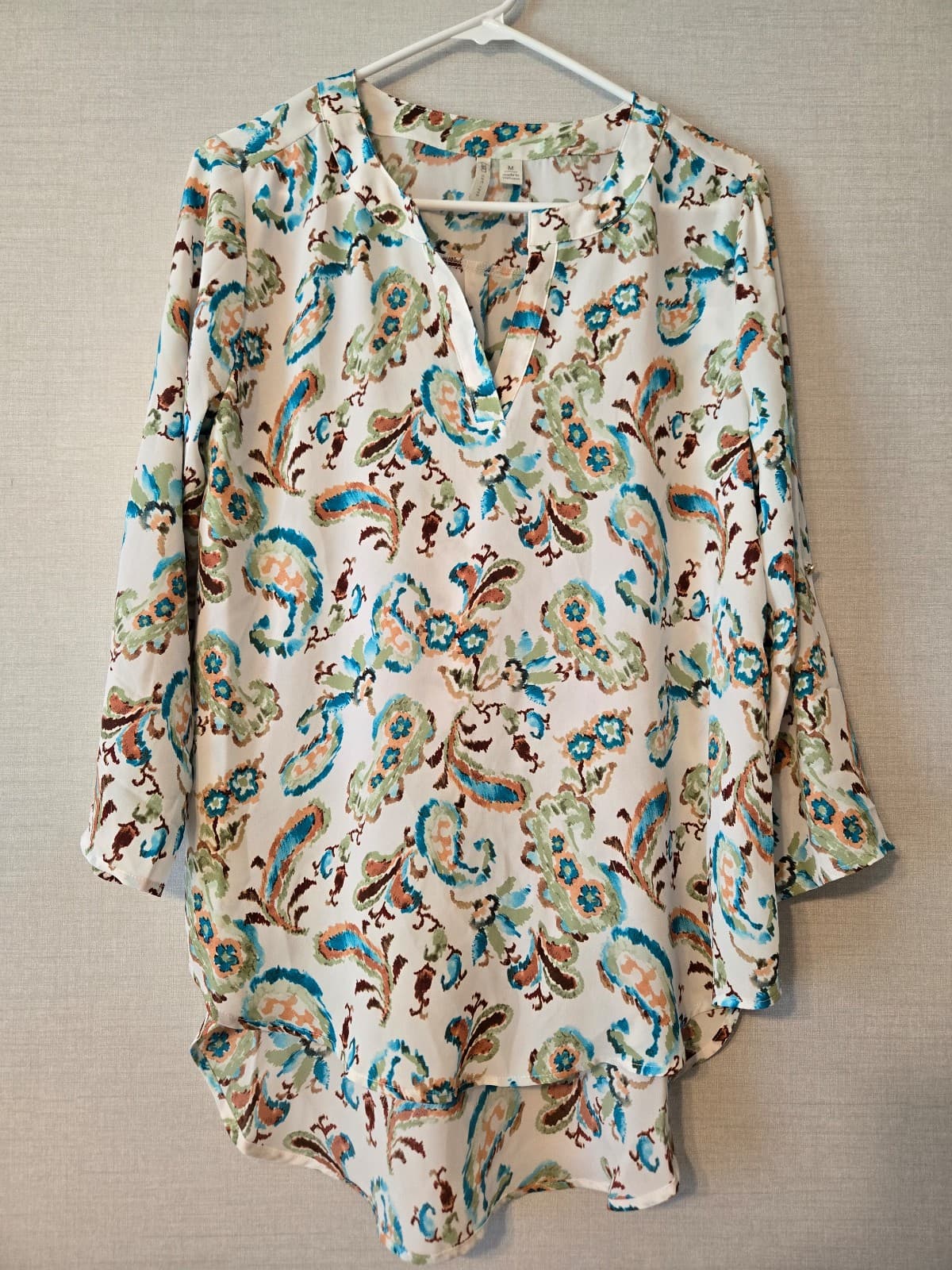 Cato Women's Floral Print Blouse - Size M, Item #1021