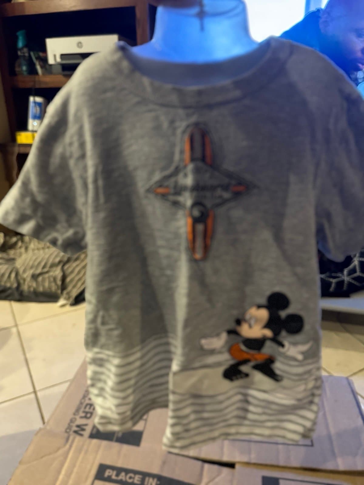 Mickey Mouse Longboard Surf Tee