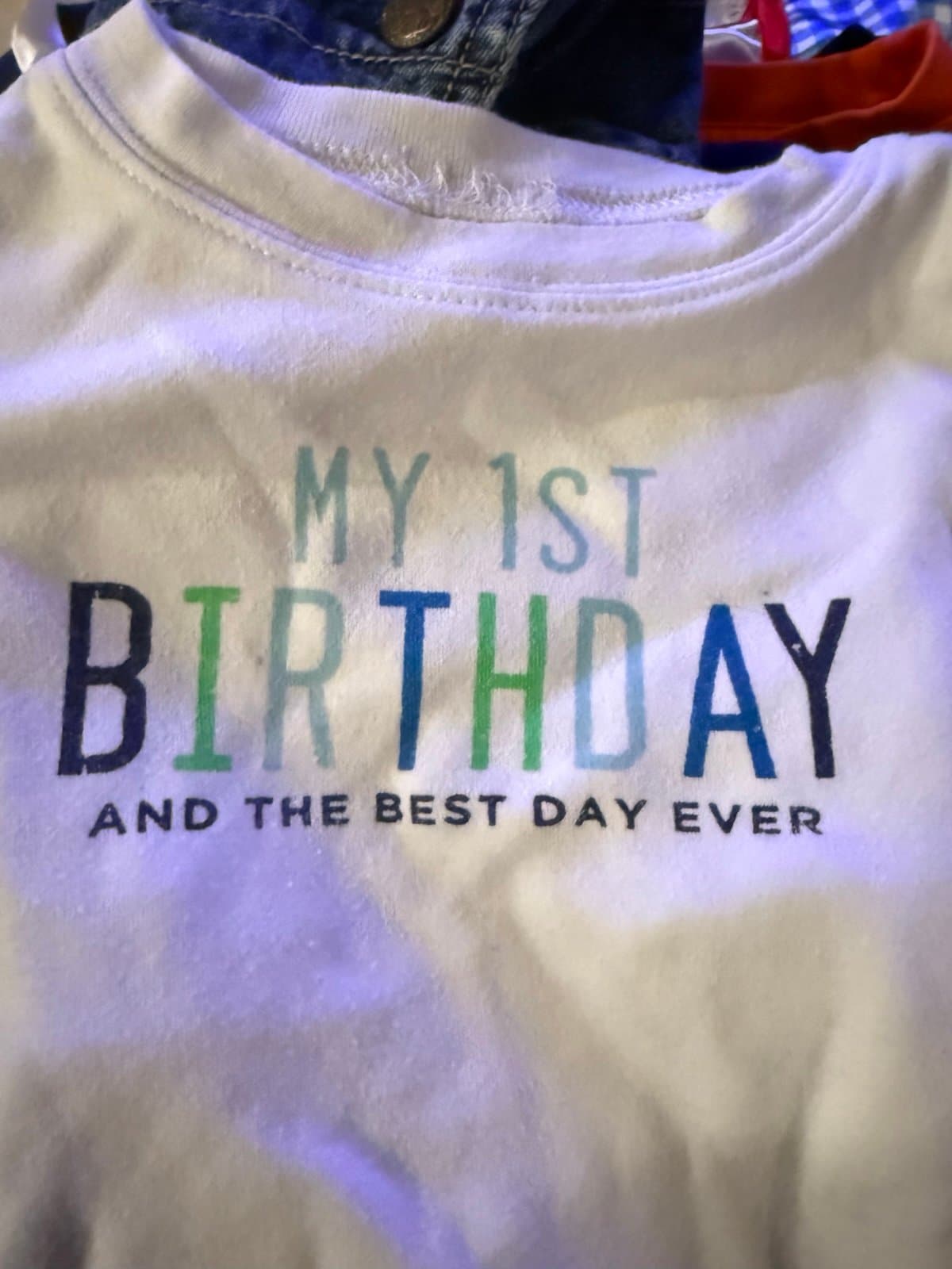 Carter's My 1st Birthday Long-Sleeve Onesie 18 Months