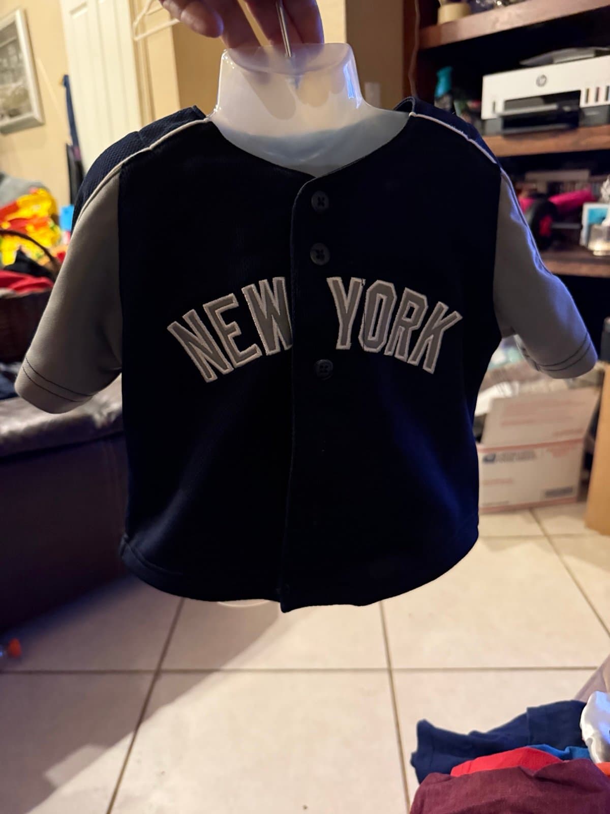 Majestic New York Baby Baseball Jersey 12MOS