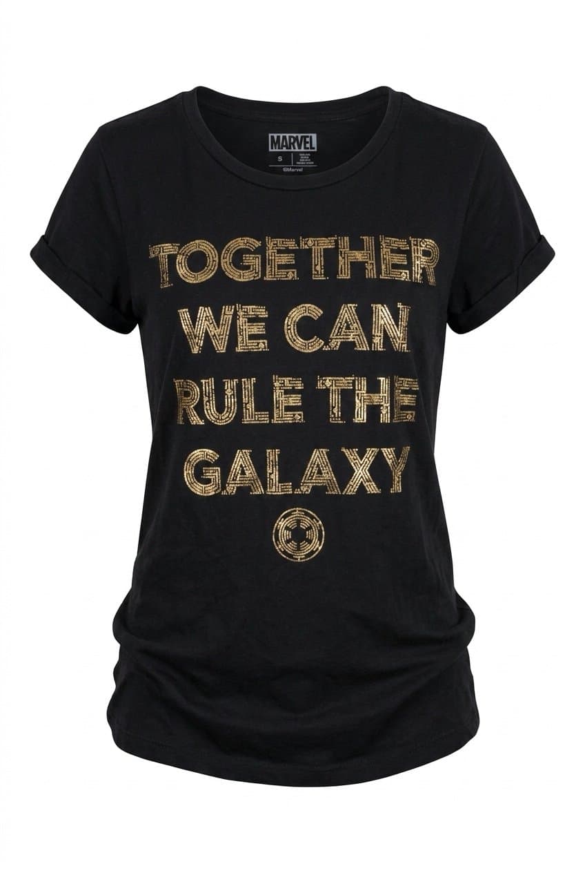 Marvel Star Wars "Rule The Galaxy" Black T-Shirt girl's L
