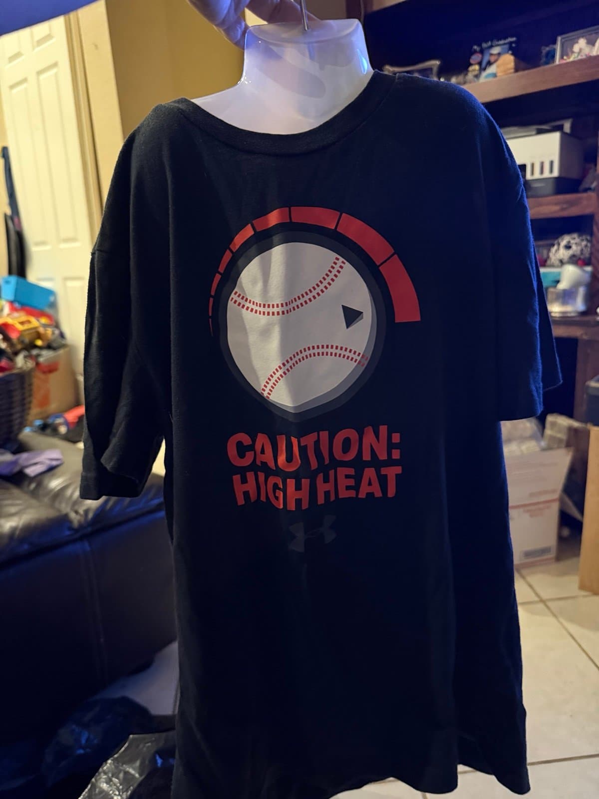 Under Armour Baseball High Heat T-Shirt Youth Large