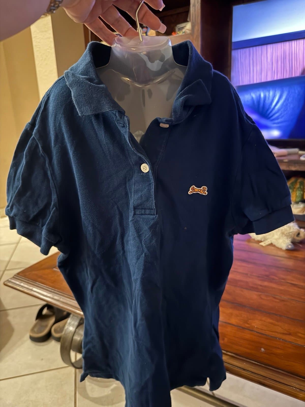 Le TIGRE navy blue polo shirt XS