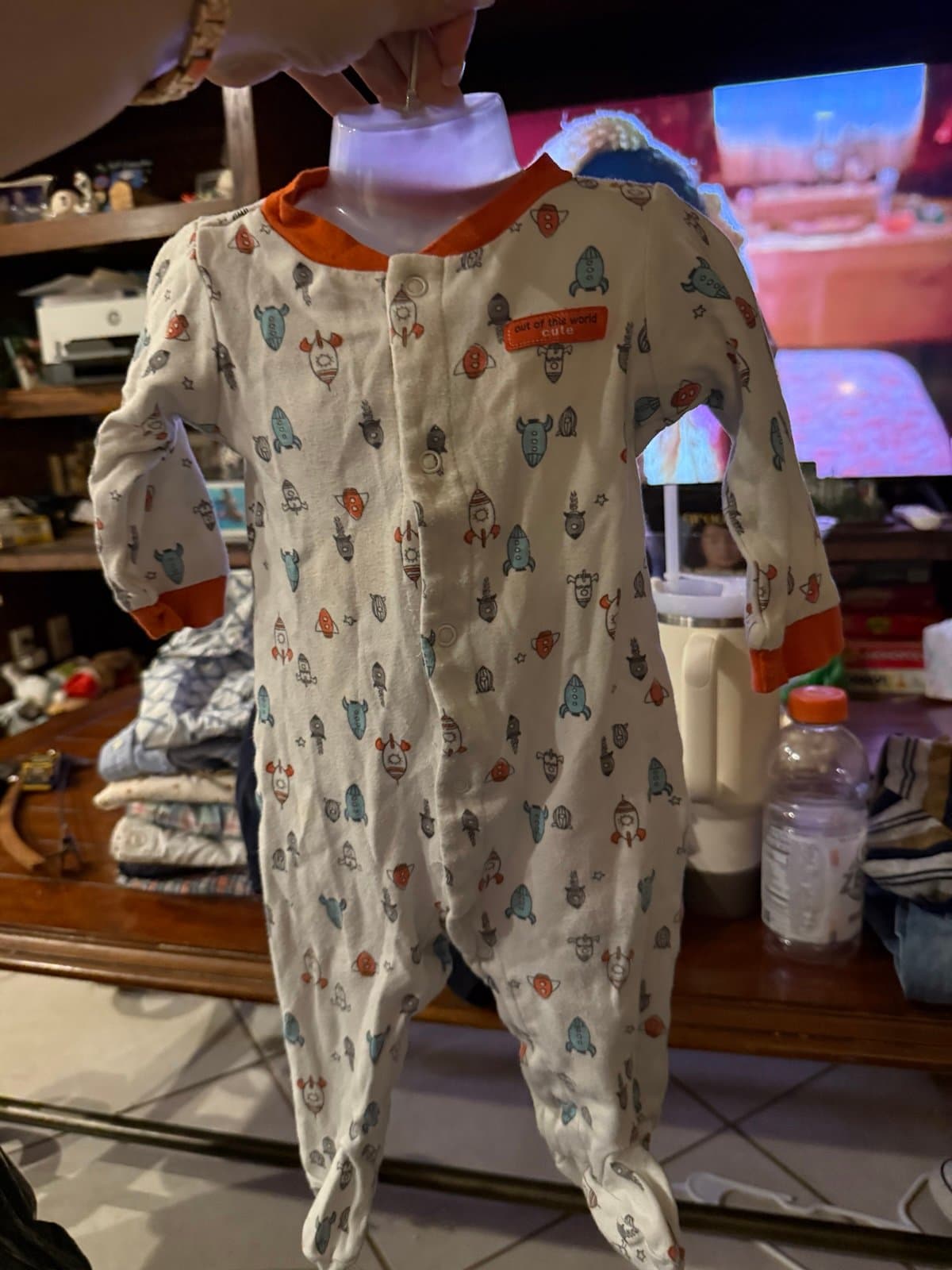 Just One You Carter's 9M baby rocket footed pajama
