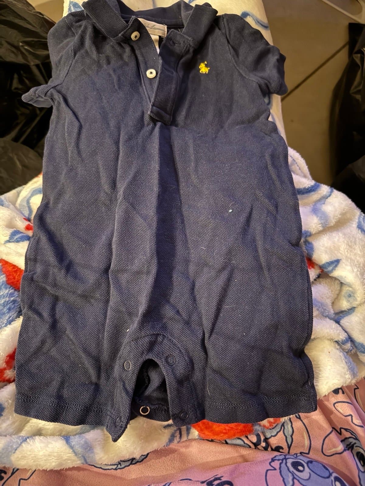 Ralph Lauren Baby Polo Romper 9M