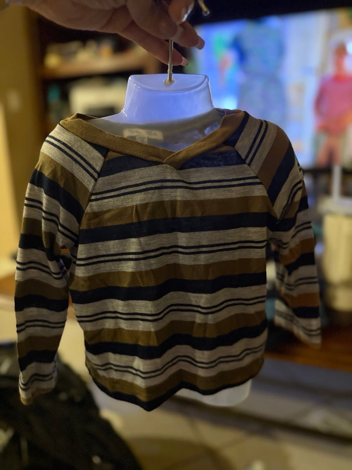 Splendid 6-12M Striped Long Sleeve Shirt