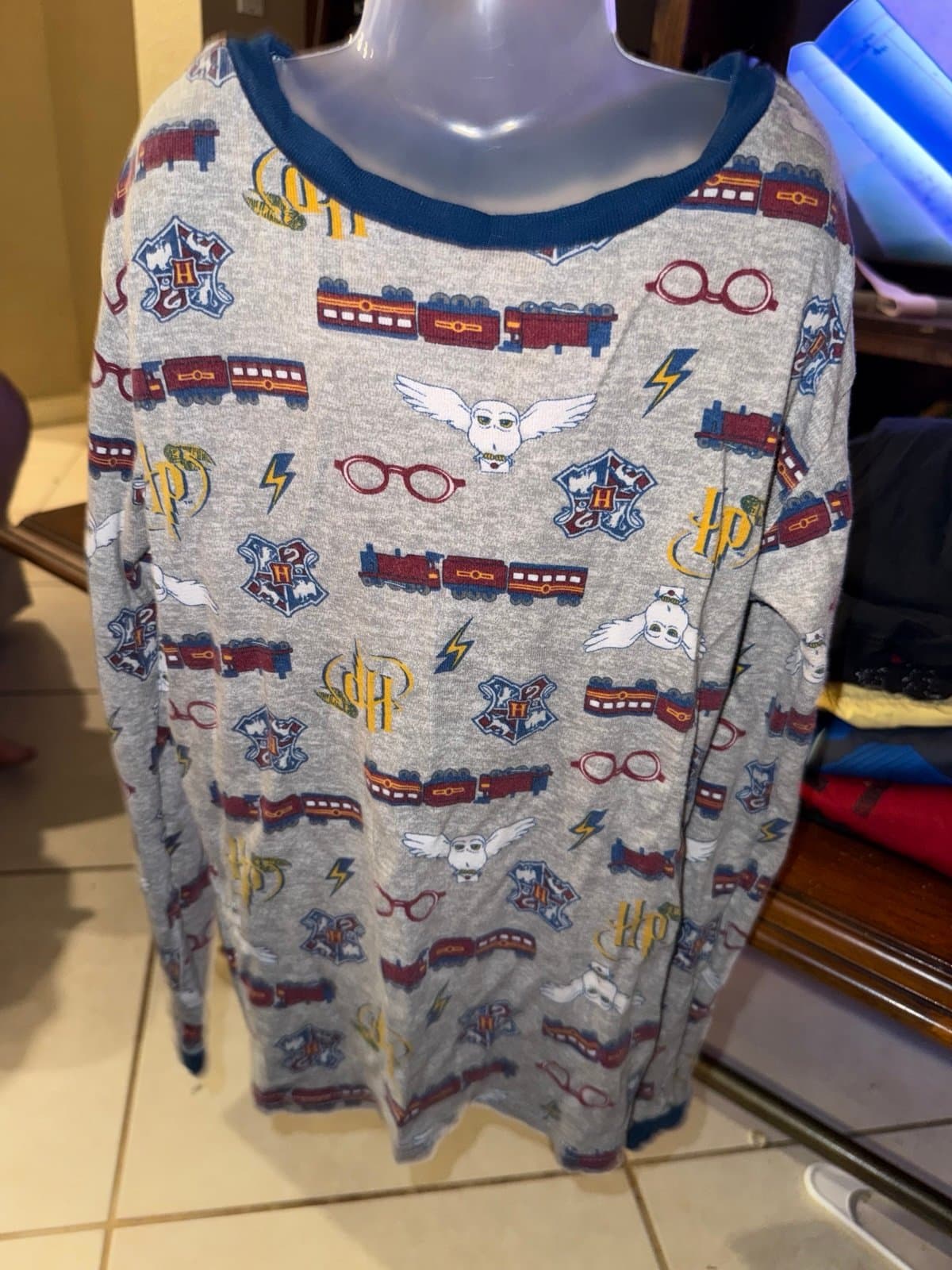 Harry Potter Pajama Top Youth 12
