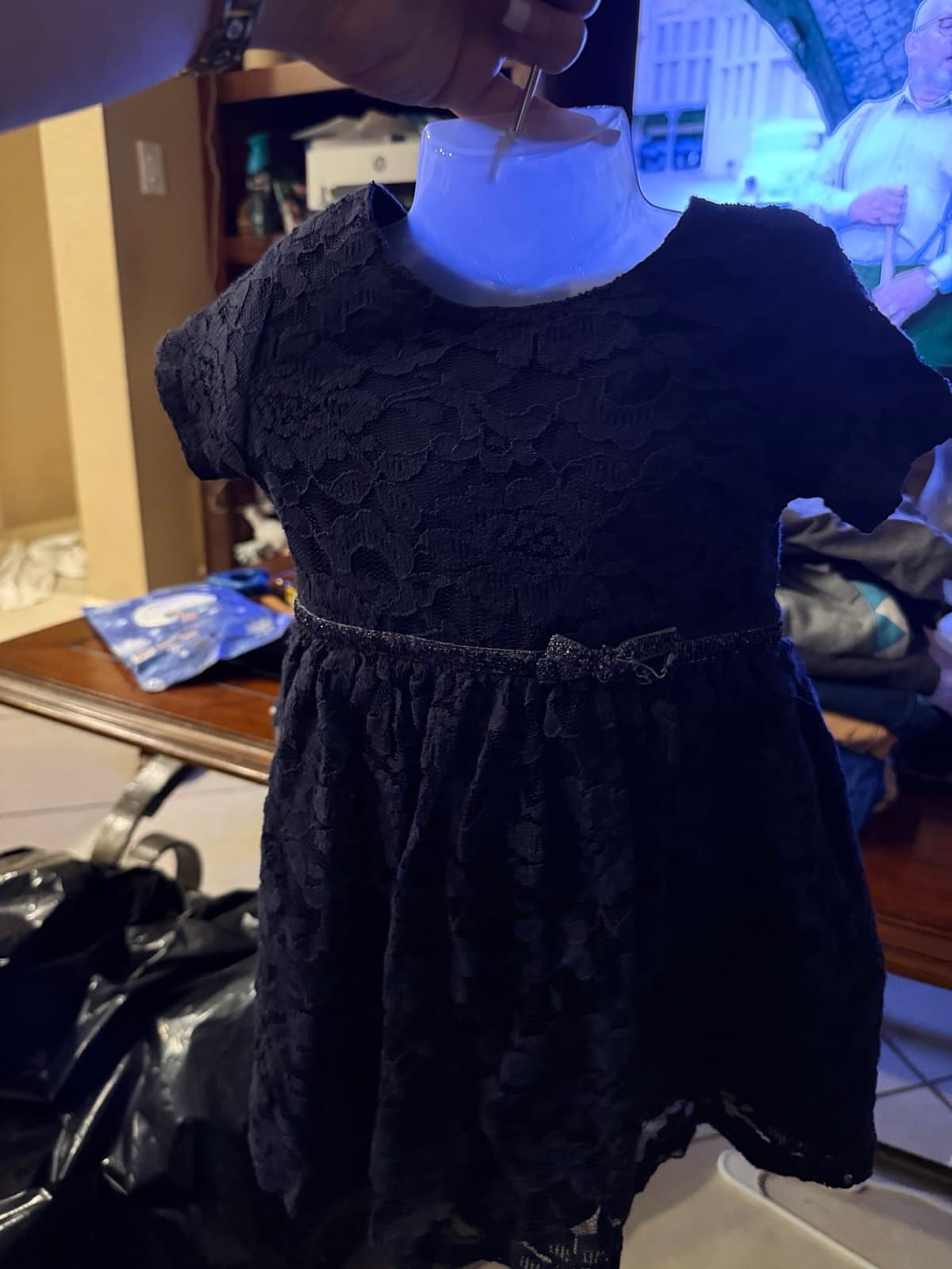 Carter's 12 Months Navy Lace Dress