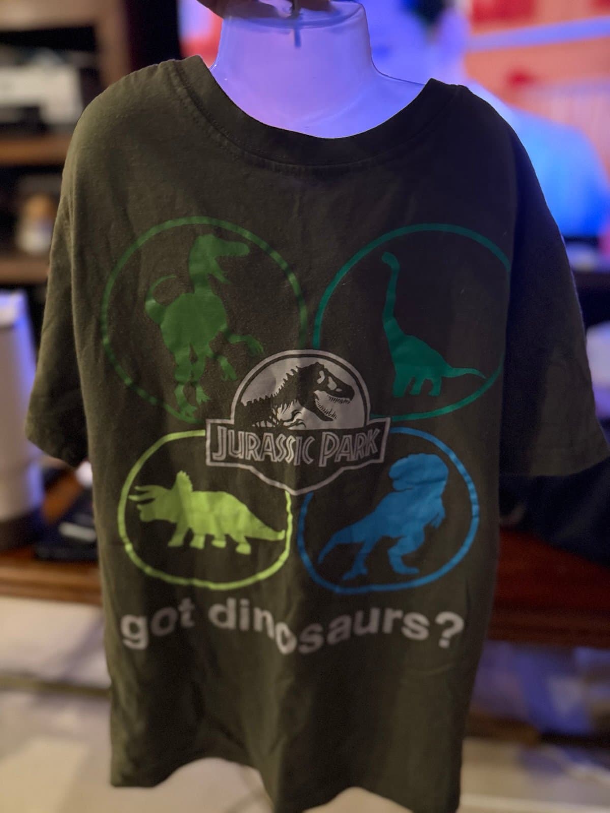 Jurassic Park Jurassic World Dinosaur T-Shirt Kids Size 7/8