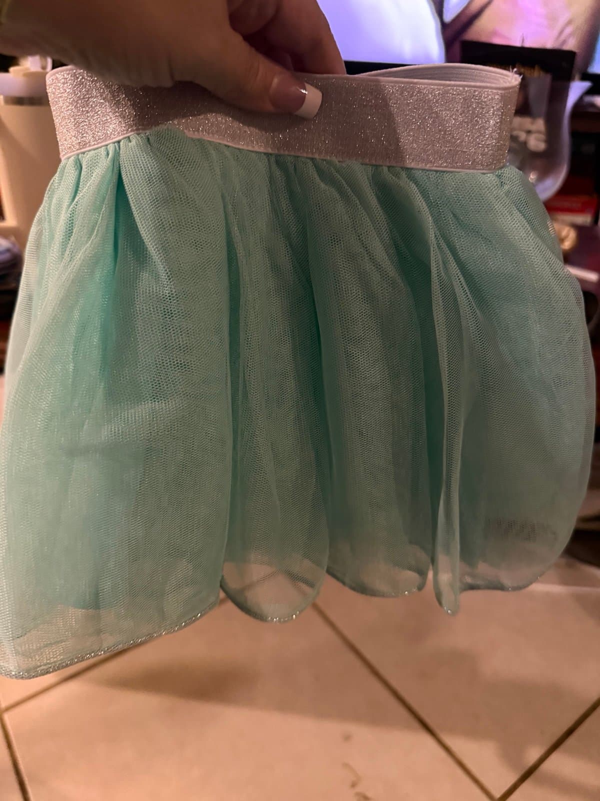 Gymboree Mint Green Glitter Tutu Skirt 2T