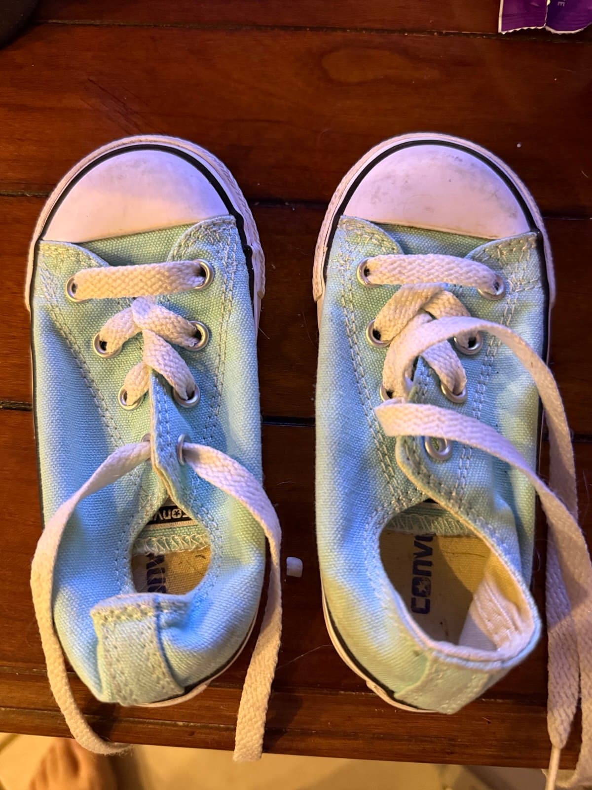 Toddler Converse All Star Infant Low Top Sneakers Light Blue US 7