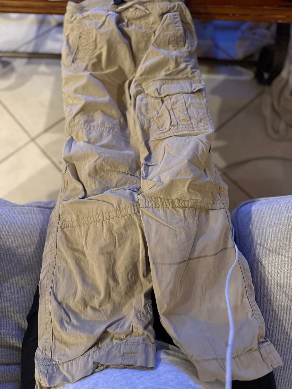 GapKids Khaki Cargo Pants M (8)
