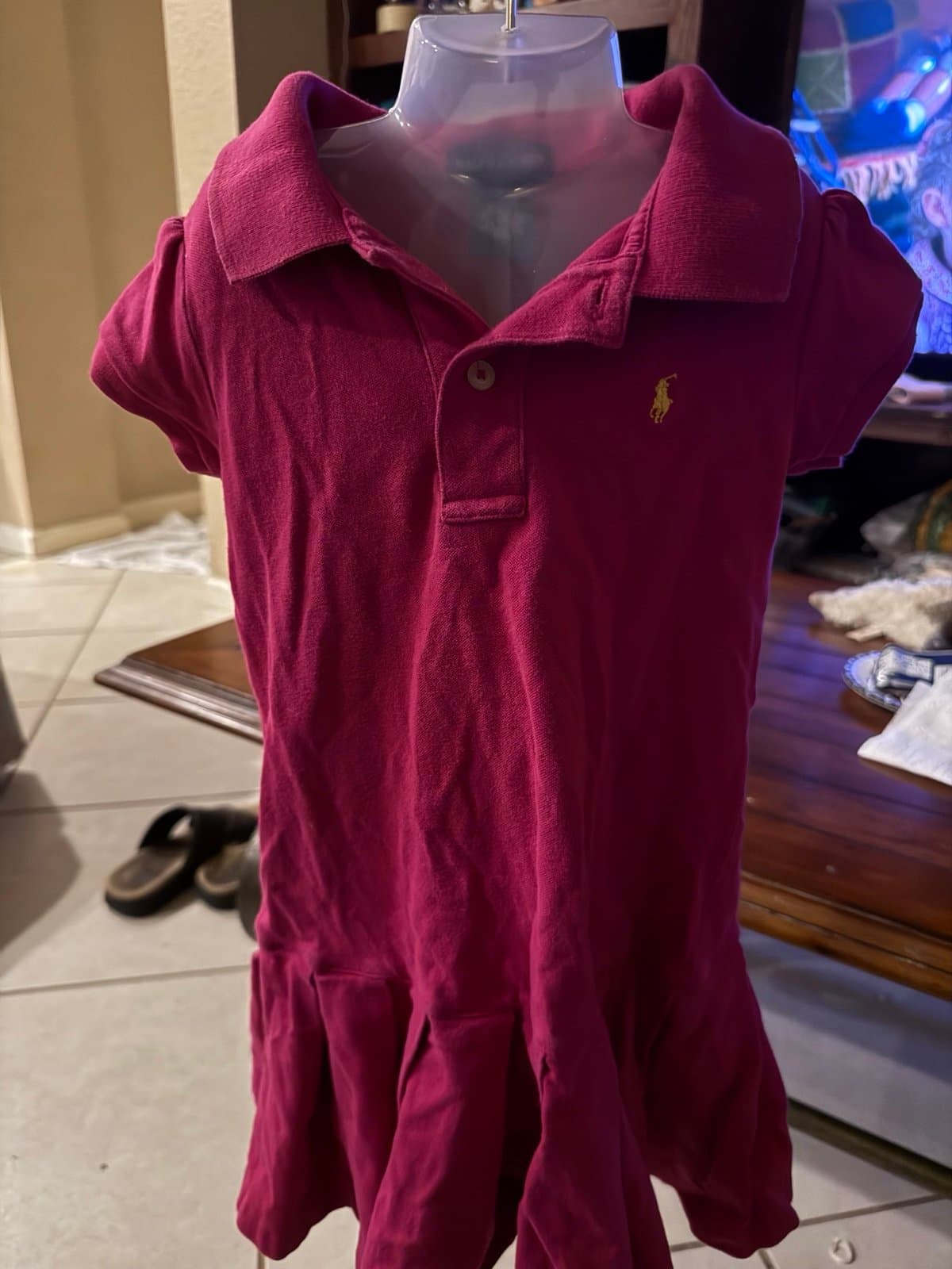 Ralph Lauren pink polo dress