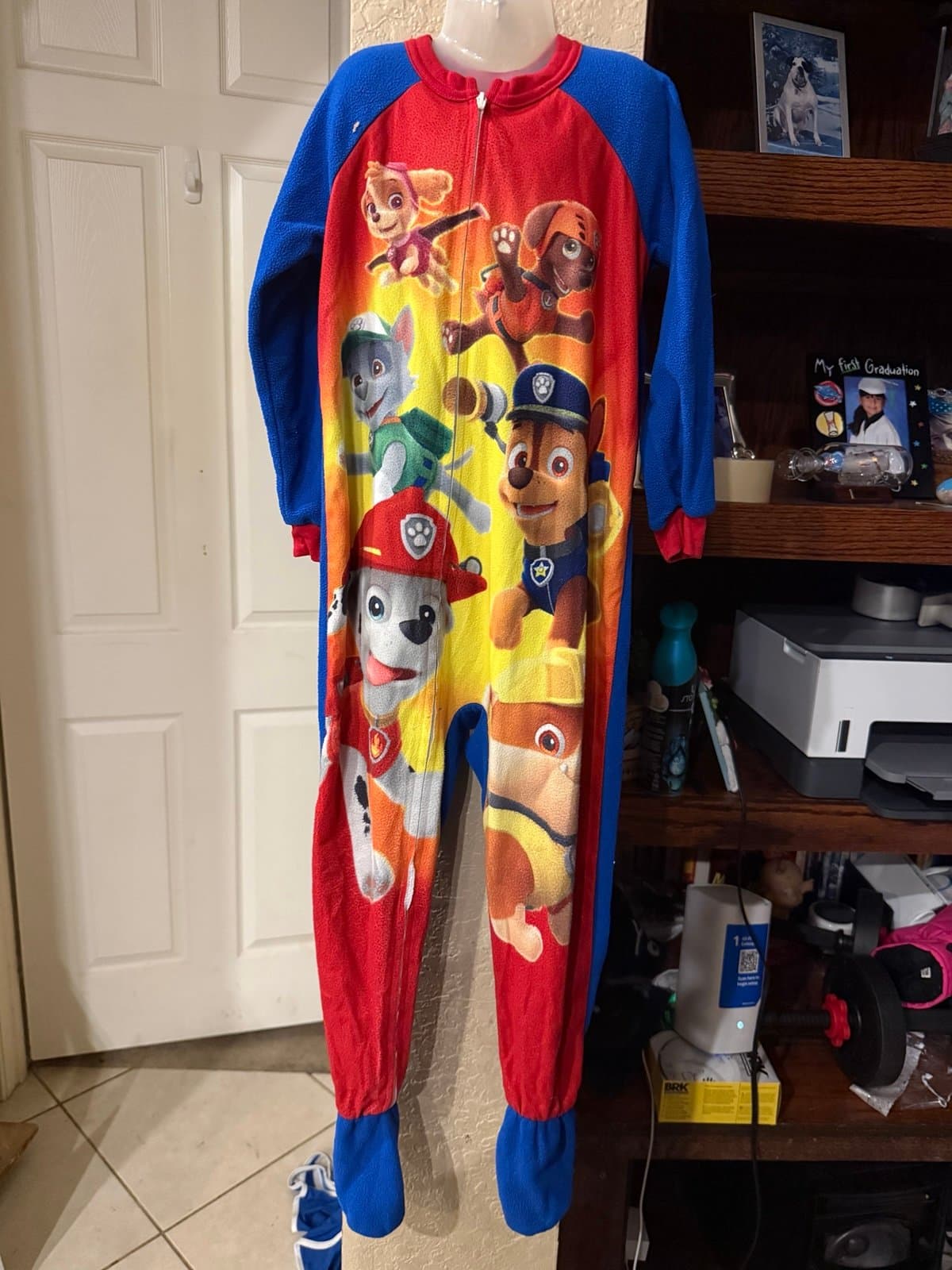 Paw Patrol Footed Pajamas 5T Nickelodeon