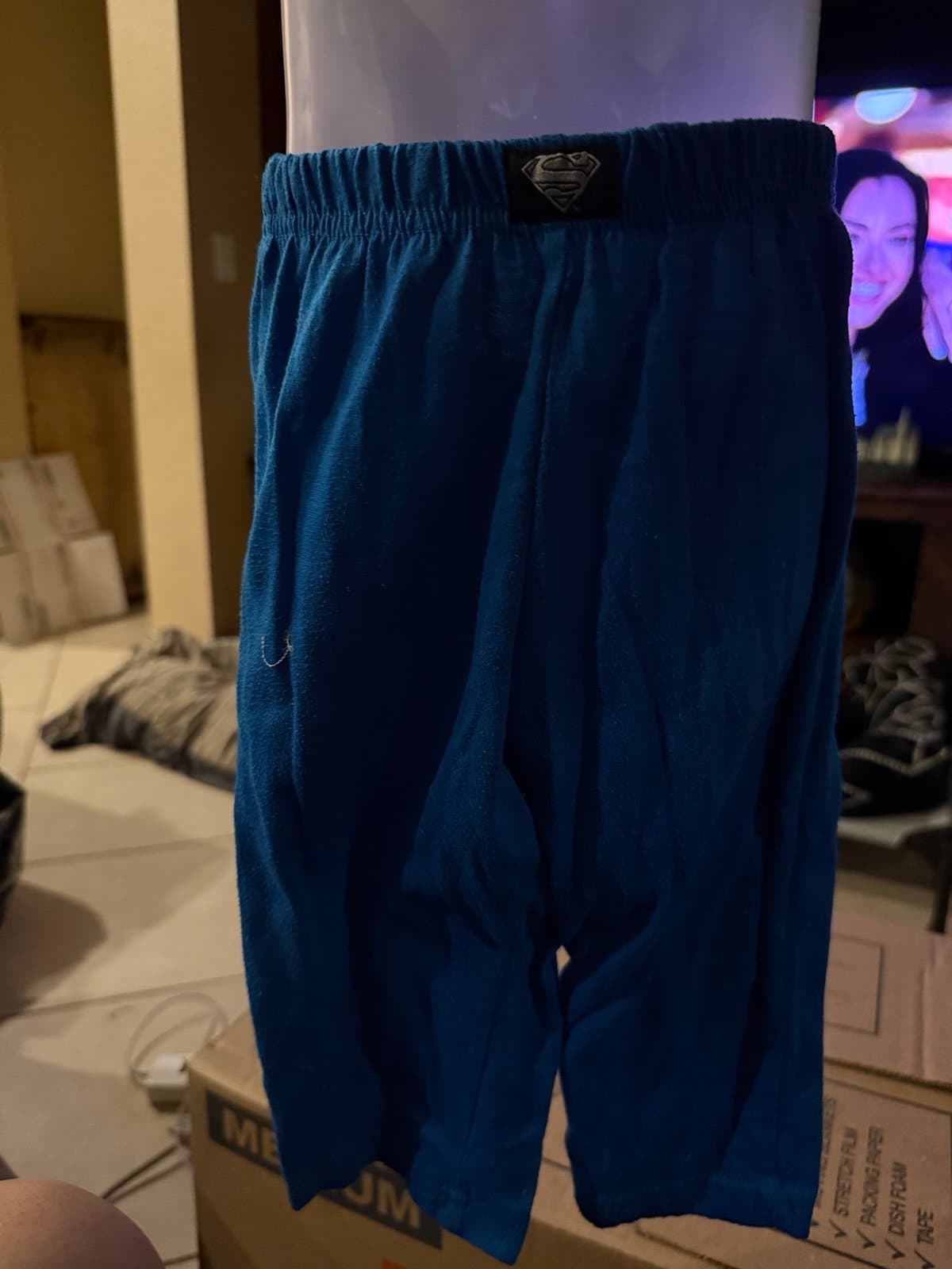 Superman Blue Infant Pants 24M