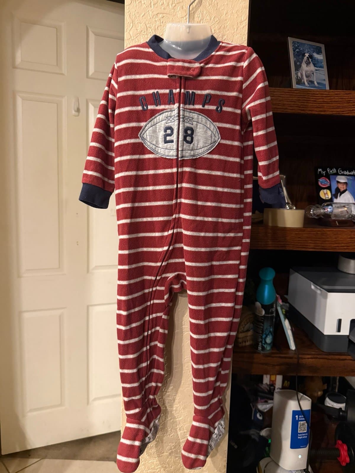 Carter's 18 months Champs Football Sleeper
