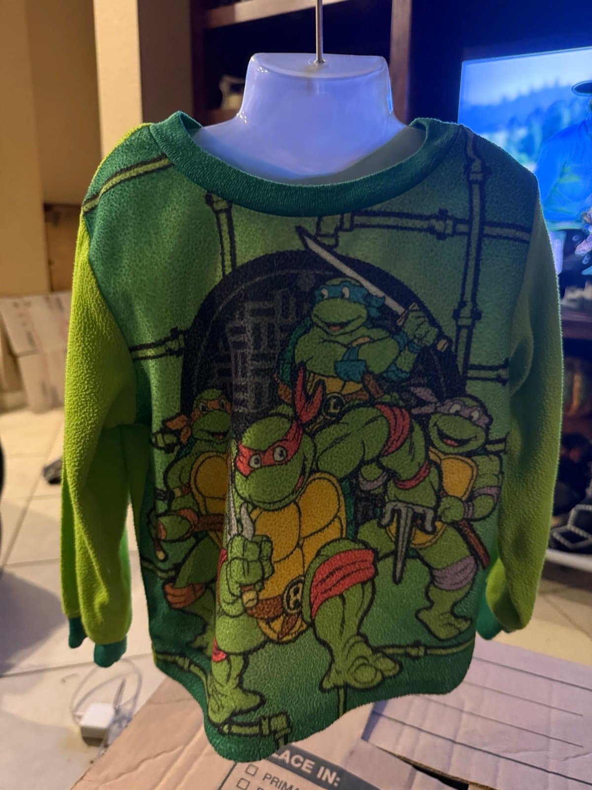 TMNT Teenage Mutant Ninja Turtles Fleece Shirt Toddler 4T