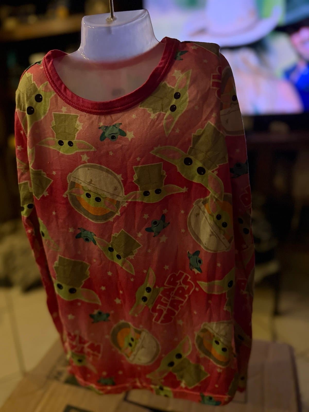 Star Wars Grogu ClimateRight Cuddl Duds Long Sleeve Shirt S