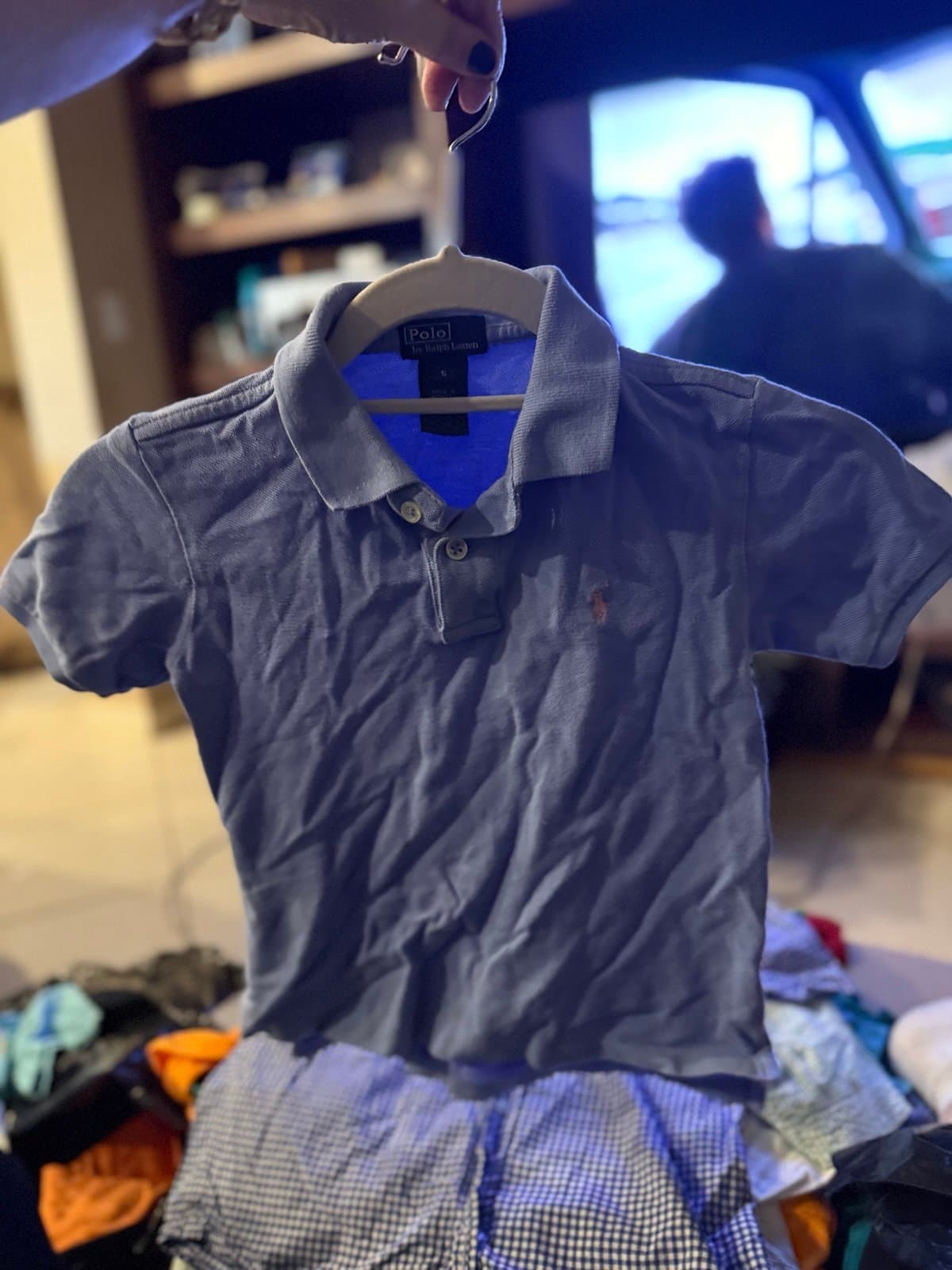 Boys Polo by Ralph Lauren Blue Polo Shirt Size 5
