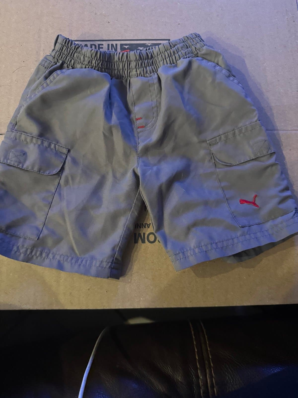 Puma Grey Cargo Shorts 24M