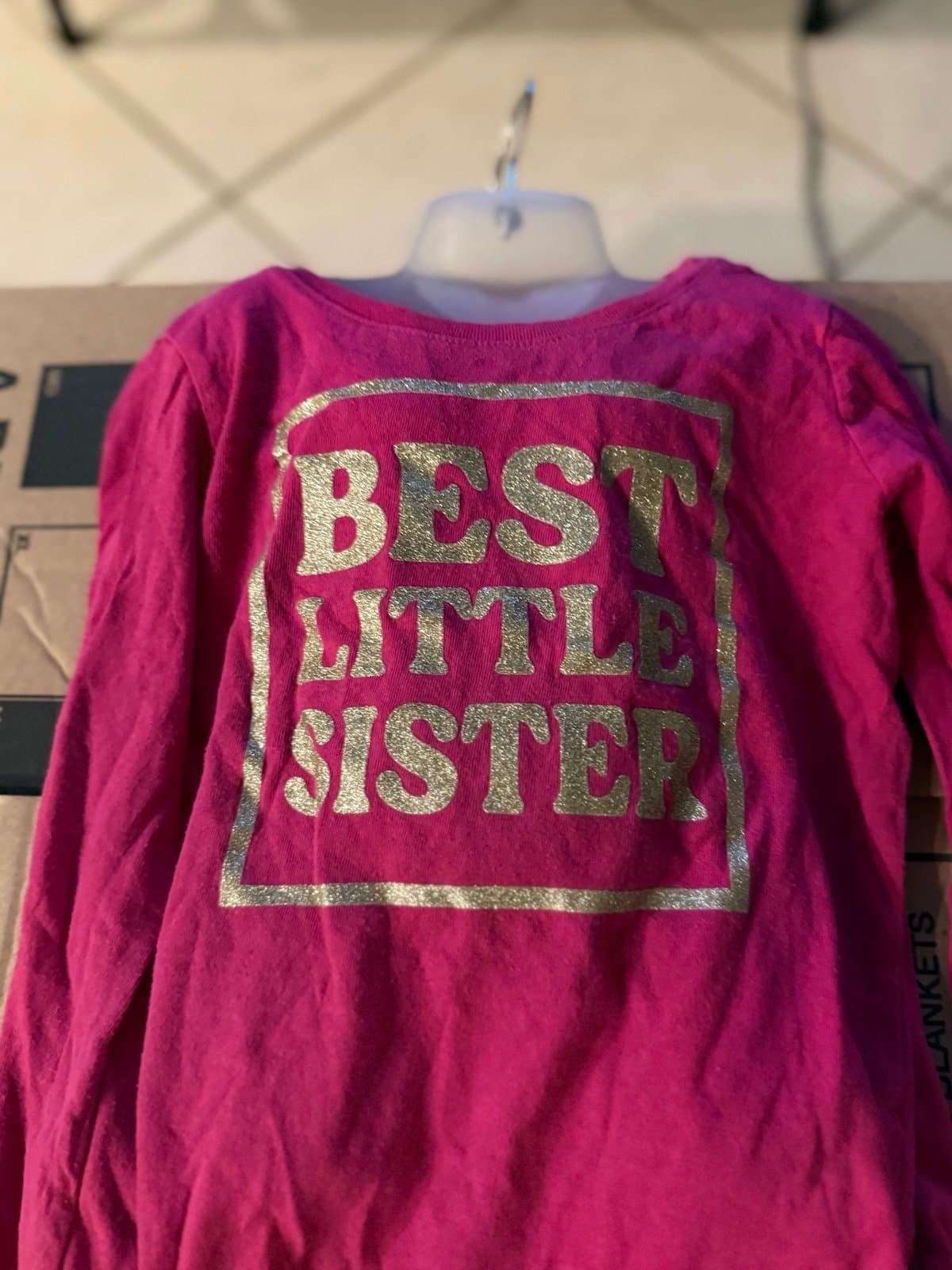 Children's Place Best Little Sister Shirt 5T